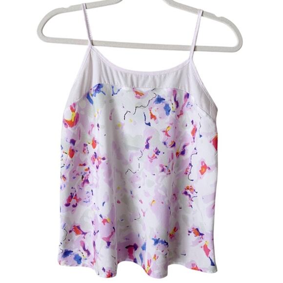 W118 by Walter Baker | Cami Slip Tank Top Spaghetti Straps Watercolor XS - Picture 1 of 5